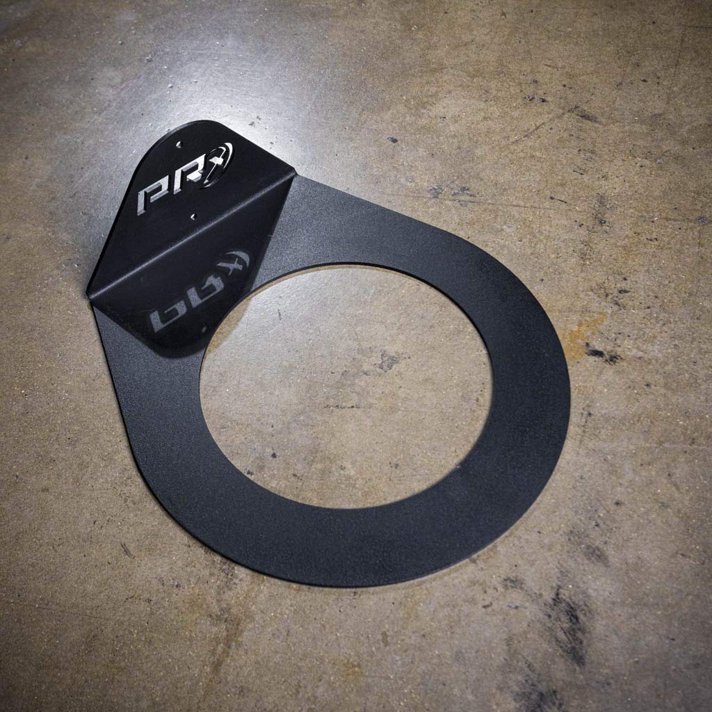 PRx Performance Medicine Ball Storage, Exercise Ball Holder, Wall Mounted, Powder Coated, Space Saving Home Garage or Commercial Gym Accessory, 9 inch Hole Diameter… (1 Storage)