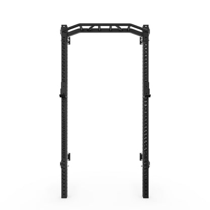 PRx Performance Profile® PRO Squat Rack with Kipping Pull Up Bar, 7'6" or 8' Uprights As Seen On Shark Tank Wall Mounted Home Garage Gym Exercise System (Black with Multi-Grip Bar, 95")